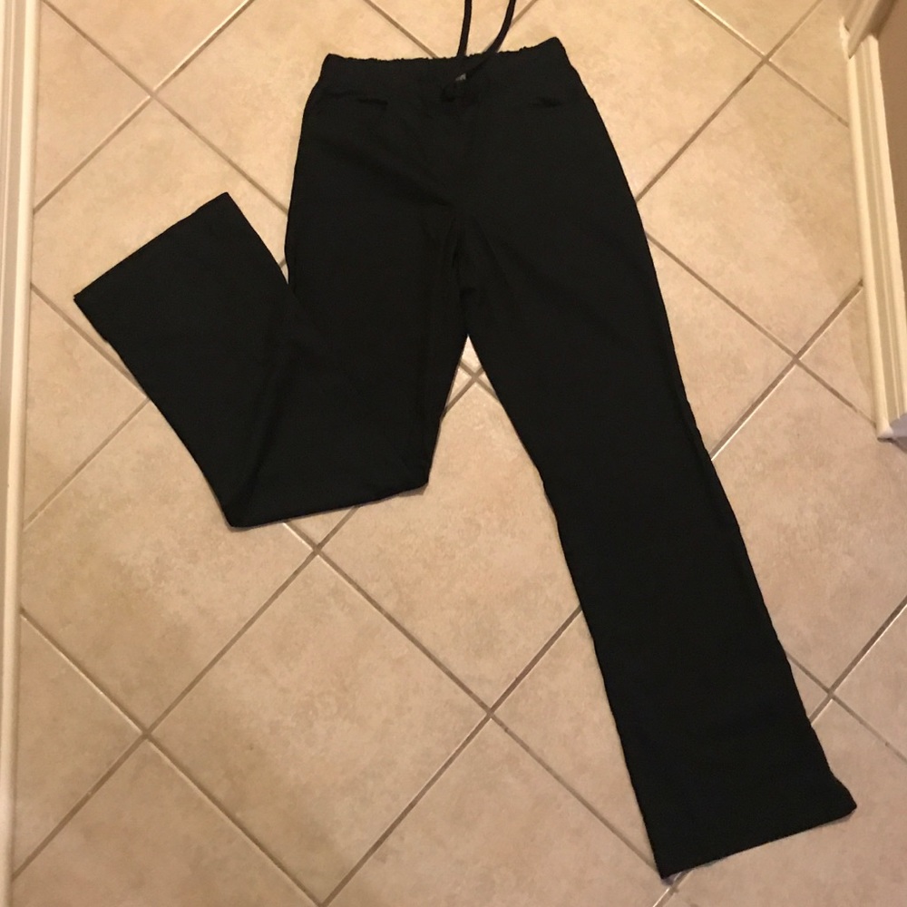 Tall Black Grey’s Anatomy Scrub Pants